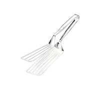 Spatule double face multifonctionnelle en acier inoxydable, utilisée for retourner et saisir, idéale for griller, frire et cuire au four