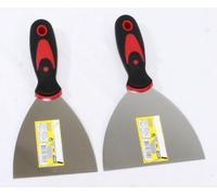 Spatule en acier inoxydable, 100 mm, idéale pour les travaux de précision, robuste et durable, facile à nettoyer et à entretenir