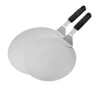 Spatule En Acier Inoxydable, Peigne À Pizza En Acier Inoxydable, 43,5x25,3 Cm, Outil De Grattoir À Pâte Ronde, Serveur À À Pizza, Utilisation Sûre Et Confortable, Pour La Maison, Le Restaurant O