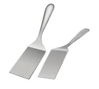 Spatule en acier inoxydable, spatule de retourneur gril, petite pelle à friture, cuisine mentale 4 pièces pour Poêles Antiadhésives