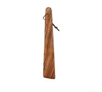 Spatule en bois avec angle diagonal précis et extrémité triangulaire pour retourner les œufs sans effort et mélanger la pâte (30,5 x 7,5 cm)