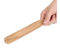 Spatule en bois, pelle en teck, spatule à levain à long manche, ustensiles de cuisine pour cuisiner, étaler, pâtisserie, fouetter (28 * 3 cm)