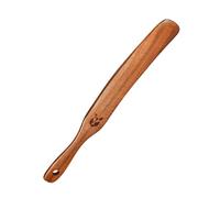 Spatule en bois - Spatule à levain - Outil de cuisine léger - Spatule à pain multifonctionnelle - Grattoir en verre fin pour cuisiner, mélanger, servir