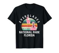 Spatule en Floride : observation des oiseaux dans le parc national des Everglades T-Shirt