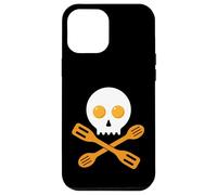 Spatule en Forme de tête de Mort pour œufs cuisiniers gourmands boulangers Halloween Coque pour iPhone 12 Pro Max
