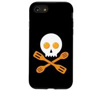 Spatule en Forme de tête de Mort pour œufs cuisiniers gourmands boulangers Halloween Coque pour iPhone SE (2020) / 7/8