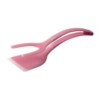 Spatule en silicone 2 en 1 - Outil de cuisine ergonomique avec poignée pour steak, barbecue, crêpes, poissons, toasts, petit-déjeuner et omelette