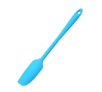Spatule en Silicone à Long manche for pâtisserie, crème, gâteau, cuisine antiadhésive, beurre, chocolat, farine, grattoir, mélangeur, accessoires de cuisson, 2 pièces(Blue)
