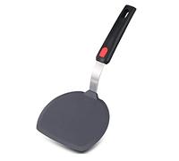 Spatule en silicone anti-adhérent ustensile de cuisine sûr spatule large à crêpes pour la cuisson et la cuisson-600°F résistant à la chaleur en caoutchouc spatule à oeufs(1 pièce)