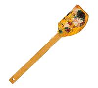 Spatule en Silicone avec Motif Imprimé et Manche en Bambou, 31 cm, sans BPA (Le Biser)