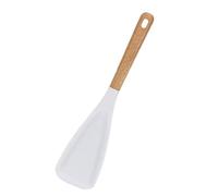 Spatule en silicone avec poignée en bois pour la cuisine, la pâtisserie, le mélange, résiste à la chaleur jusqu'à 230 °C, facile à utiliser, outil de cuisine en silicone et bois