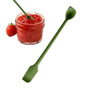 Spatule en silicone - Cuillère à grattoir à double extrémité | Mini spatule flexible - Bâton de cuisine 26 cm Léger en silicone de qualité alimentaire pour crèmes et sauces Idéal pour un usage