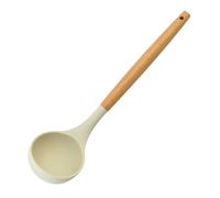 Spatule en silicone - Poignée en bois de 30,5 cm | Ustensile de cuisine en silicone résistant à la chaleur polyvalent - Spatule de qualité alimentaire idéale pour mélanger, gratter et servir dans