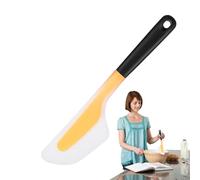 Spatule En Silicone - Qualité Alimentaire 34 Cm | Maryse De Cuisine Thermorésistante Sans Soudure | Ustensile Flexible Antiadhésif Pour Œufs Poisson Omelettes Préparation De Sandwich Pâtisserie Fritur