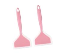 Spatule en silicone robuste avec large ouverture, parfaite pour les cuisiniers à domicile et les amateurs de cuisine, ustensiles de cuisine en silicone souple