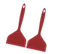Spatule en silicone robuste avec large ouverture, parfaite pour les cuisiniers à domicile et les amateurs de cuisine, ustensiles de cuisine en silicone souple