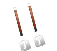 Spatule ergonomique en acier inoxydable pour la cuisson - Outil antidérapant - Parfait pour retourner les crêpes, les omelettes, la pelle de cuisine antirouille