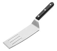 Spatule et coupe gâteau 2 en 1 - LACOR - Inox - Manche noir - Lame dentelée - 29 cm