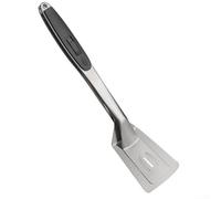 Spatule et pince 2 en 1 en acier inoxydable avec verrou coulissant | Outil de cuisine en acier inoxydable 304 pour frire | Griller | Cuisson | Design vidange d'huile | Passe au lave-vaisselle |