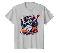 Spatule étoilée T-Shirt, Enfant, Argent, 6 Ans