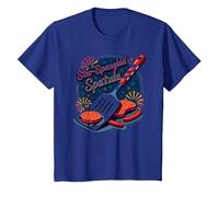 Spatule étoilée T-Shirt, Enfant, Bleu Royal, 3 Ans