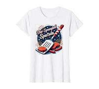 Spatule étoilée T-Shirt, Femme, Blanc, 3XL