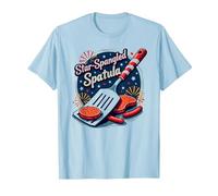 Spatule étoilée T-Shirt, Homme, Bleu Céleste, 3XL