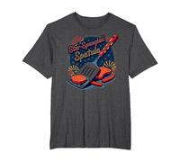 Spatule étoilée T-Shirt, Homme Grandes Tailles, Chiné Foncé, 2X Tall