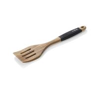 Spatule fendue en bois avec manche en silicone, surface de spatule 7 x 9 cm