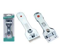 Spatule grattoir pour plaques de cuisson électriques - PROVENCE OUTILLAGE - Acier inoxydable - Blanc