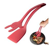 Spatule Grip and Flïp - Pince de Retournement Facile | Ustensile de Cuisson 2-en-1 en Nylon | Accessoire Cuisine Multifonction type Steak, Poisson ou Œufs ainsi que Barbecue