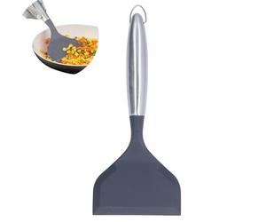 Spatule large en silicone, spatule silicone, anti - adhésif large Turner wok spatule poisson cuiseur silicone crêpe pour retourner gâteau steak Pizza oeuf Hamburger