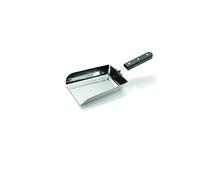 Forge Adour Spatule coudée Large POM Ustensile plancha Manche noir