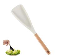 Spatule multifonction améliorée 2025 - En silicone - Ustensiles de cuisine pour la cuisine, les consensus - Cuillère multifonction - Ustensiles de cuisine mats (blanc)