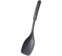 Spatule multifonction en silicone résistante à la chaleur jusqu'à 230 °C pour poêles antiadhésives Rouge Outil de cuisine avec trou de suspension (gris)