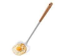 Spatule non bâton - Turner de la cuisine à la chaleur, outil d'élipper en silicone | Ustensile cuisson à longue poignée pour crêpe aux œufs Poisson poisson Burger Viande BBQ Grill, sans danger p