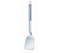 Spatule perforée pelle à crêpe 35 cm avec anneau