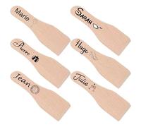 Spatule Personnalisée en Bois pour Raclette, spatule cuisine, 12,5 CM PAR 4,5 CM