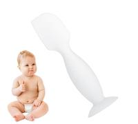 Spatule Pour Crème De Change En Silicone - Applicateur De Soin Pour Bébé, Doux | Baume Souple Et Lisse Avec Base À Ventouse Pour Application De Lotion Contre Les Rougeurs Des Tout-petits