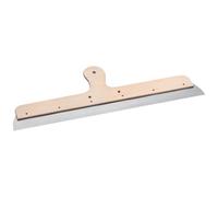 Spatule pour façade en acier, poignée en bois, 600 mm