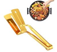 Spatule pour retourner | Spatule double face non collante, pince à poisson frit, spatule à poisson, spatule de cuisine, poignée ergonomique pour steak frit, viande de hamburger