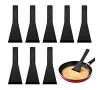 Spatule Raclette Nylon Anti-Rayures, Lot de 8 Pelles à Fromage pour Poêlons et Grill, Ustensiles de Cuisine Résistants à la Chaleur Idéal Maison Restaurant