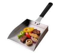 Spatule Scoop - Spatule Pour Chauffante En Acier Inoxydable | Cuillère Pour Chauffante, Smash Burger Spatúla | Tourneur De Hamburgers Robuste, Pour Griller, Camping, Barbecue, Extérieur,