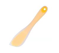 Spatule Silicone Grattoir en Silicone, crème tout compris, spatule à beurre, gâteau, chocolat, Dessert, outil de cuisson, applicateur lisse antiadhésif, 1 pièce(Yellow)