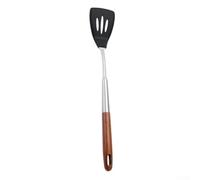 Spatule Silicone Manche pour bois 43cm Anti-Rayure Spatule Silicone(Turners)