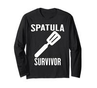 SPATULE Survivor, drôle, mère, Famille, enfance Manche Longue