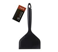 Spatule Tamagoyaki en silicone large antiadhésive résistante à la chaleur pour œufs, poissons, hamburgers, steak, pizza, noir