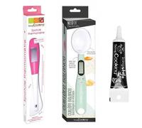 Spatule thermomètre & cuillère balance + Stylo glaçage noir Scrapcooking