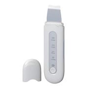 Spatule visage en acier inoxydable pour la beauté, extracteur de pores à ultrasons avec design doux, mots de routine de soins de la peau, fonction de nettoyage rapide, outil de soins de beauté