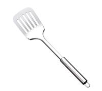 Spatule Wok en acier inoxydable à Long manche, Gadgets de cuisine, ensemble d'ustensiles, tourneur fente, outils 4 pièces pour Poêles Antiadhésives(Size 1)